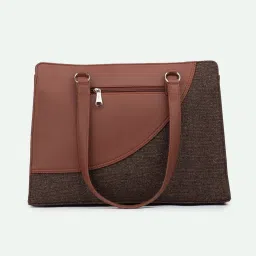 ZOUK Bristel Solid Tote Handbag image 5