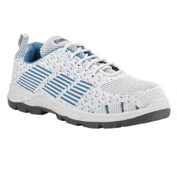 Fuel Steel Toe Safety Shoes Low Ankle Double Density PVC Sole White, JORDAN Size UK 10-image-70