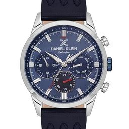 Daniel Klein Exclusive Men Leather Straps Round Reset Time Analogue Watch DKX.1.13546-2-image-31