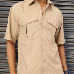 Kook N Keech Modern Slate Oversized Pocket Shirt-image-46