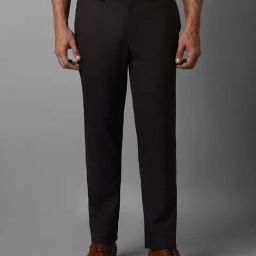 Louis Philippe Black Slim Fit Trousers-image-73