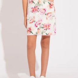 VERO MODA GIRL Kids Cloud Dancer Floral Print Skirt-image-21