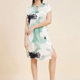 Sweet Dreams Multicolor Printed Night Dress-image-6
