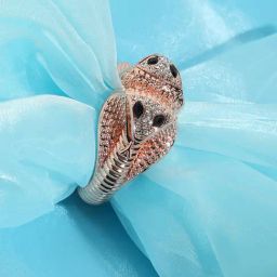 Sohi Embellished Snakehead Rose Golden Bracelet for Women & Girls-image-69