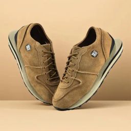 Woodland Men's Camel Casual Sneakers-picture-24
