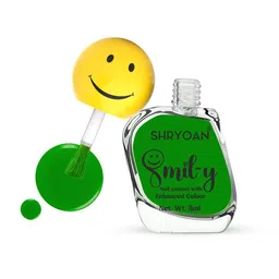 SHRYOAN Smiley Ultra Glossy Long Lasting Nail Polish - 11 ml - Green - 05-image-49
