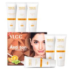 VLCC Anti Tan Single Facial Kit & Insta Glow Gold Bleach Combo image 2