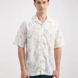 Pepe Jeans Yellow Relaxed Fit Print Shirt-image-38
