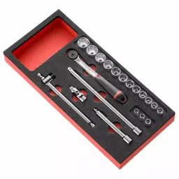 FACOM 3/8 inch Standard Socket Set 6 Point, MODM.J161-36 (Set of 20 Pcs)-33