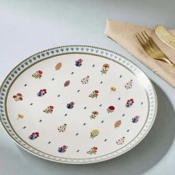 Fabindia Home Ramya Multicolor Ceramic Dinner Plate-image-45