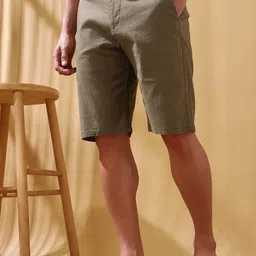 Dennis Lingo Men Regular Fit Casual Cotton Chino Shorts-picture-21
