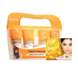 VLCC Gold Facial Kit & Manicure & Pedicure Kit - 150 gm + 60 ml-18