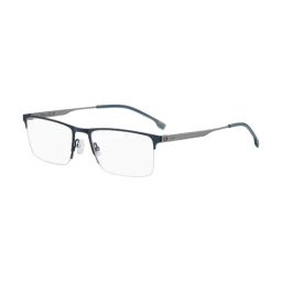 Hugo Boss Blue Rectangular Eye Frames for Men-image-93