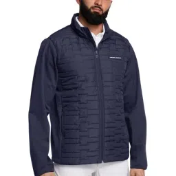 Under Armour Blue Regular Fit Quilted Sports Jacket-picture-11
