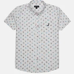 Nautica Boys Premium Printed Casual Shirt-image-64