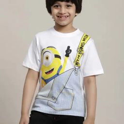 Kidsville Multicolor Cotton Printed T-Shirt-image-80