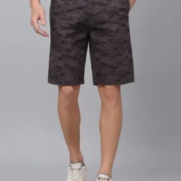 Cantabil Grey Regular Fit Printed Shorts-picture-10
