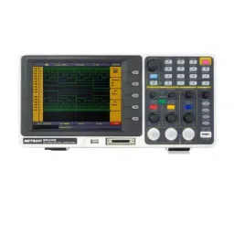 Metravi Mixed Signal Oscilloscope with Logic Analyser 100 MHz Black & White, MSO-6102E-14