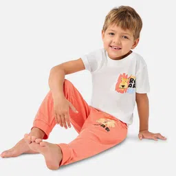 Juniors by Babyshop Boys Printed T-shirt And Trousers Night Suits-picture-13