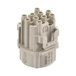 Harting Heavy Duty Connector Inserts / Modules HEAVY DUTY INSERT, RCPT, 17POS, 10A, 09155173101-25