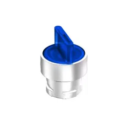 Essen Deinki Stay Put 3-Position Blue Illuminated Selector Switch, PB2-BK36-23