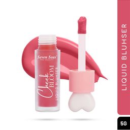 Seven Seas Cheek Bloom Long Lasting Liquid Blusher & Lip Gloss - 5g  - 03 Rosy Cheeks-picture-11