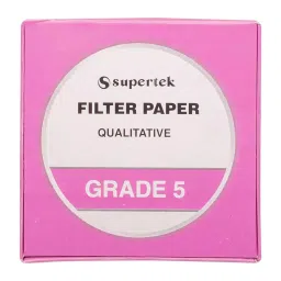 Supertek White Round Qualitative Filter Paper, Grade 5, Diameter 110 mm, FP-005-110 (Pack of 100)-8