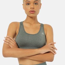 CULT Grey Seamless Gia Medium Impact Sports Bra-picture-24