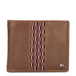 Tommy Hilfiger Socrates Tan Leather Casual Bi-Fold Wallet for Men-image-64