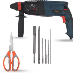 Hillgrove Chuck Size 26 mm Hammer Impact Drill kit 1200 W, HGCM751M1-13