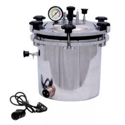 Florix Nation Pressure Cooker Type Vertical Sterilization Autoclave 12x12 Inch 21 L, SN9077-12