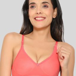 Aimly Seamless Medium Coverage All Day Comfort Non-Wired Non-Padded Cotton T-shirt Bra-image-54