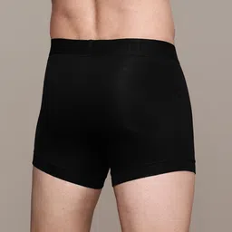 Heelium Pack Of 3 Mid-Rise Trunks DUP-P3-KEYHOLETRK-BLKWHTNB-S image 3