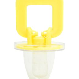 Kritiu Baby Soother Cum Pacifier 100% Food Grade Silicone - Yellow-13