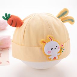 Babyhug Bucket Hat Bunny Applique -Yellow-picture-14