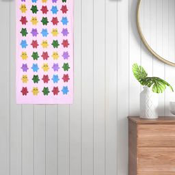 FABINALIV Pink Cartoon Print Cotton Kids Bath Towel (110X56 cm)-8