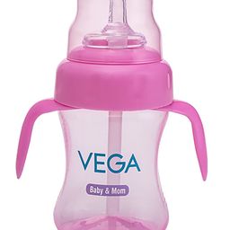 Vega Baby & Mom Straw Sipper Cup Pink -  250 ml-26