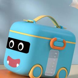 THE LITTLE LOOKERS Baby Milk Powder Dispenser, Kids Milk Powder Storage Container - 180g Blue-image-93