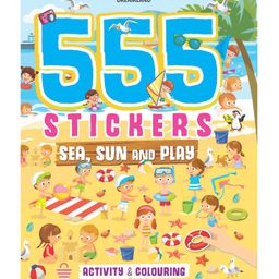555 Stickers Sea Sun and Play Activity & Colouring Book - English-22