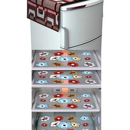 Dakshya Industries Fridge Top Cover and Fridge Mat Combo Set of 5-picture-30
