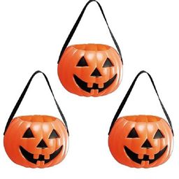 Kaku Fancy Dresses Pack Of 3 Halloween Theme Small Pumpkin Baskets - Orange-image-79