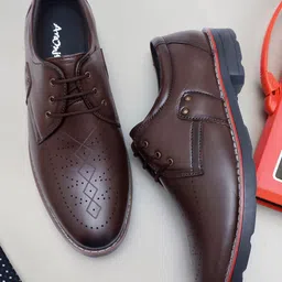 ARAMISH Men Perforations Leather Derbys-image-55
