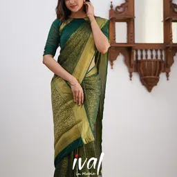 KALINI Woven Design Zari Pure Silk Banarasi Saree-image-41