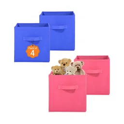 Aura Pink Set of 4 Regular Multi-Utility Organisers-18