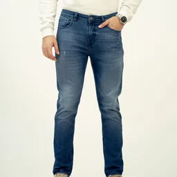 The Pant Project Men Comfort Slim Fit Light Fade Stretchable Jeans-image-64