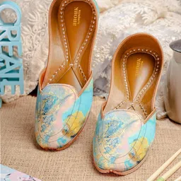 Anouk Women Mojaris with Embroidered Flats-image-56