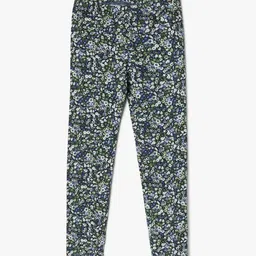 GAP Girls Floral Printed Mid-Rise Ankle-Length Leggings-34