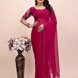 K 5 Fashion Pure Georgette Saree-picture-10