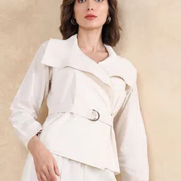 RAREISM Women Open Front Jacket with Embroidered-40