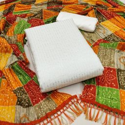 Rangtulika Ethnics Embroidered Unstitched Dress Material-picture-10
